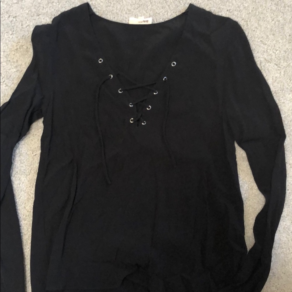Wilfred Free | Lace Up Blouse